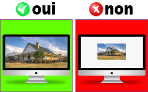 Faites des photos avec une bonne résolution