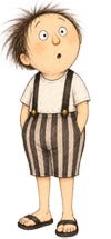 petit personnage qui est étonné