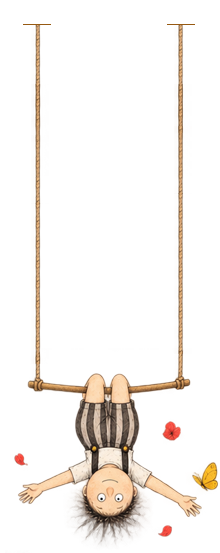 petit personnage qui fait l'acrobate